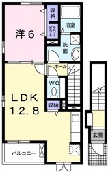 英賀保駅 徒歩45分 2階の物件間取画像